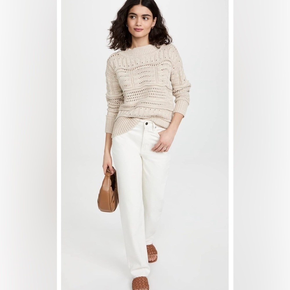 Club Monaco Women's Mixed Pointelle SWTR